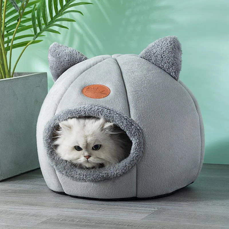 PetNest Cozy Cave Bed Tent – Winter Comfort for Cats & Dogs
