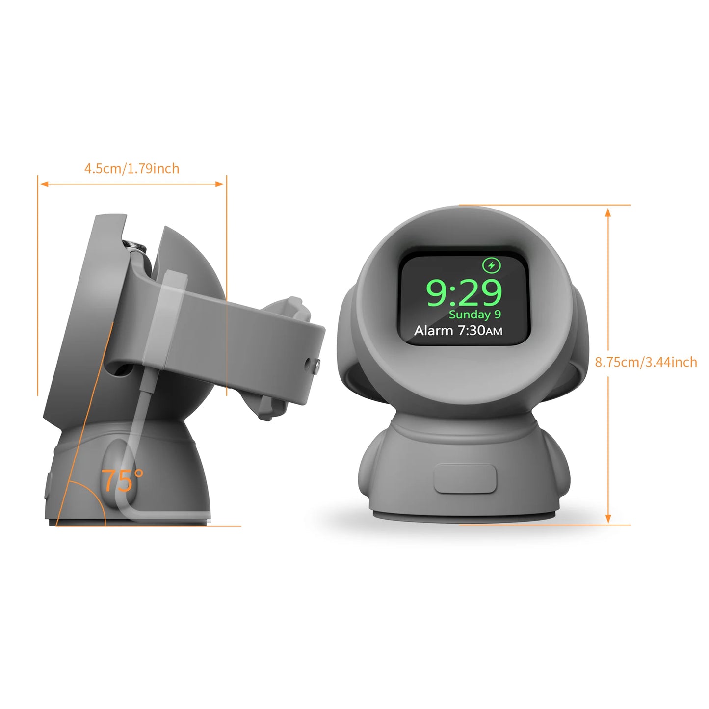 Apple Watch Charger Stand – Silicone Dock for All Series 5