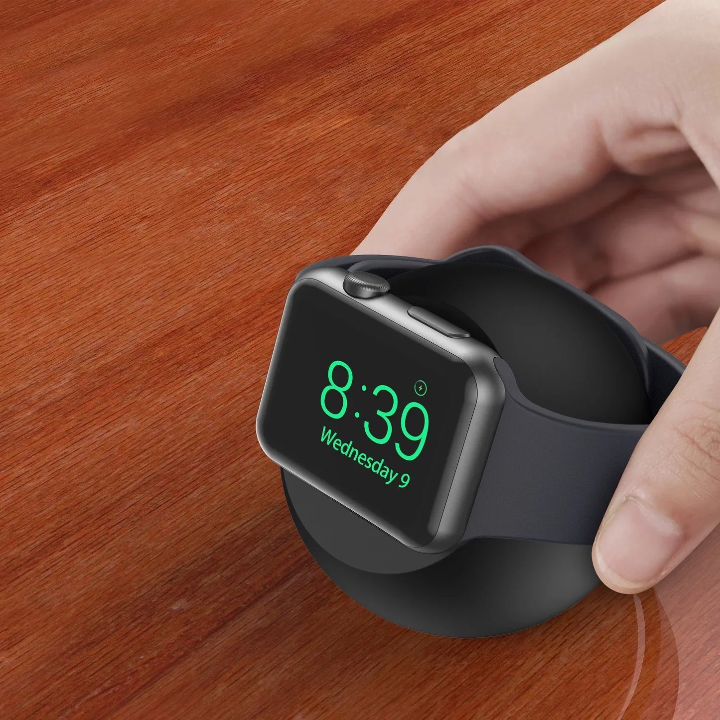 Apple Watch Charger Stand – Silicone Dock for All Series 4