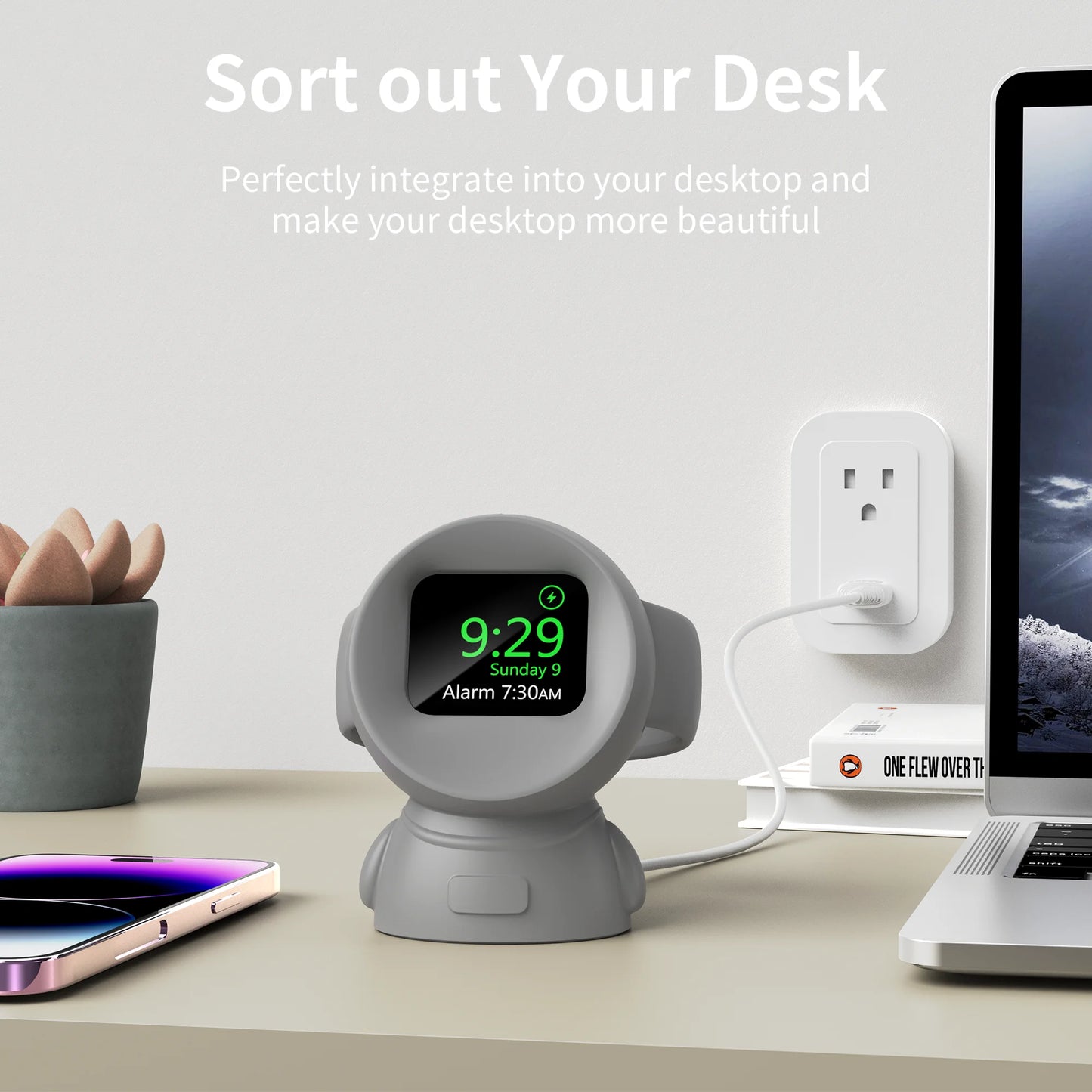 Apple Watch Charger Stand – Silicone Dock for All Series 5