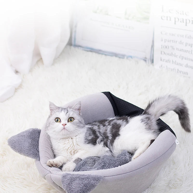 PetNest Cozy Cave Bed Tent – Winter Comfort for Cats & Dogs