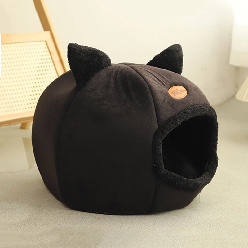 PetNest Cozy Cave Bed Tent – Winter Comfort for Cats & Dogs