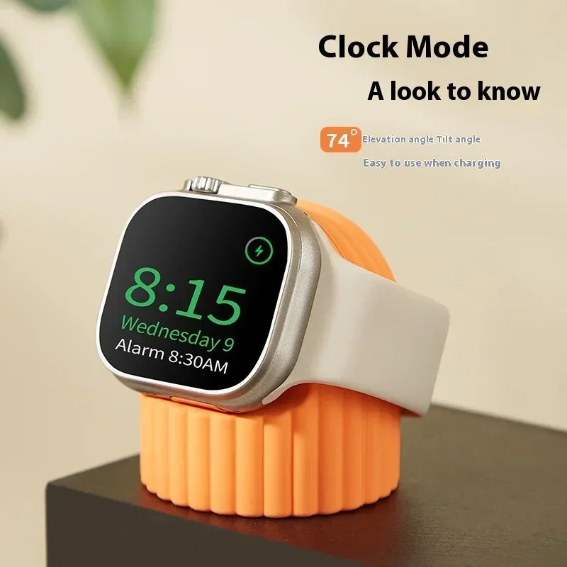 Apple Watch Charger Stand – Silicone Dock for All Series 3