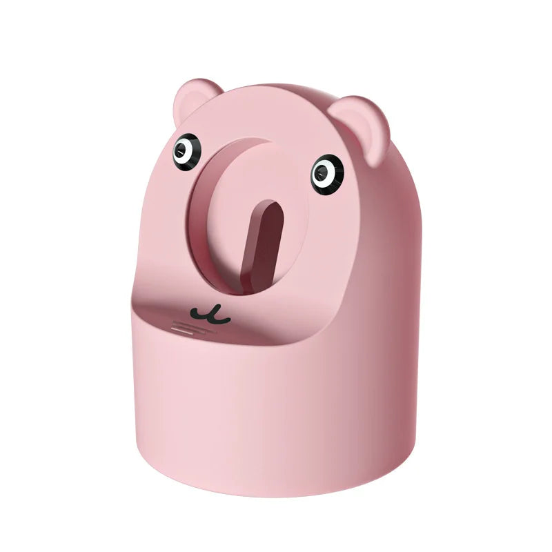 Apple Watch Charger Stand – Silicone Dock for All Series - Cute Bear