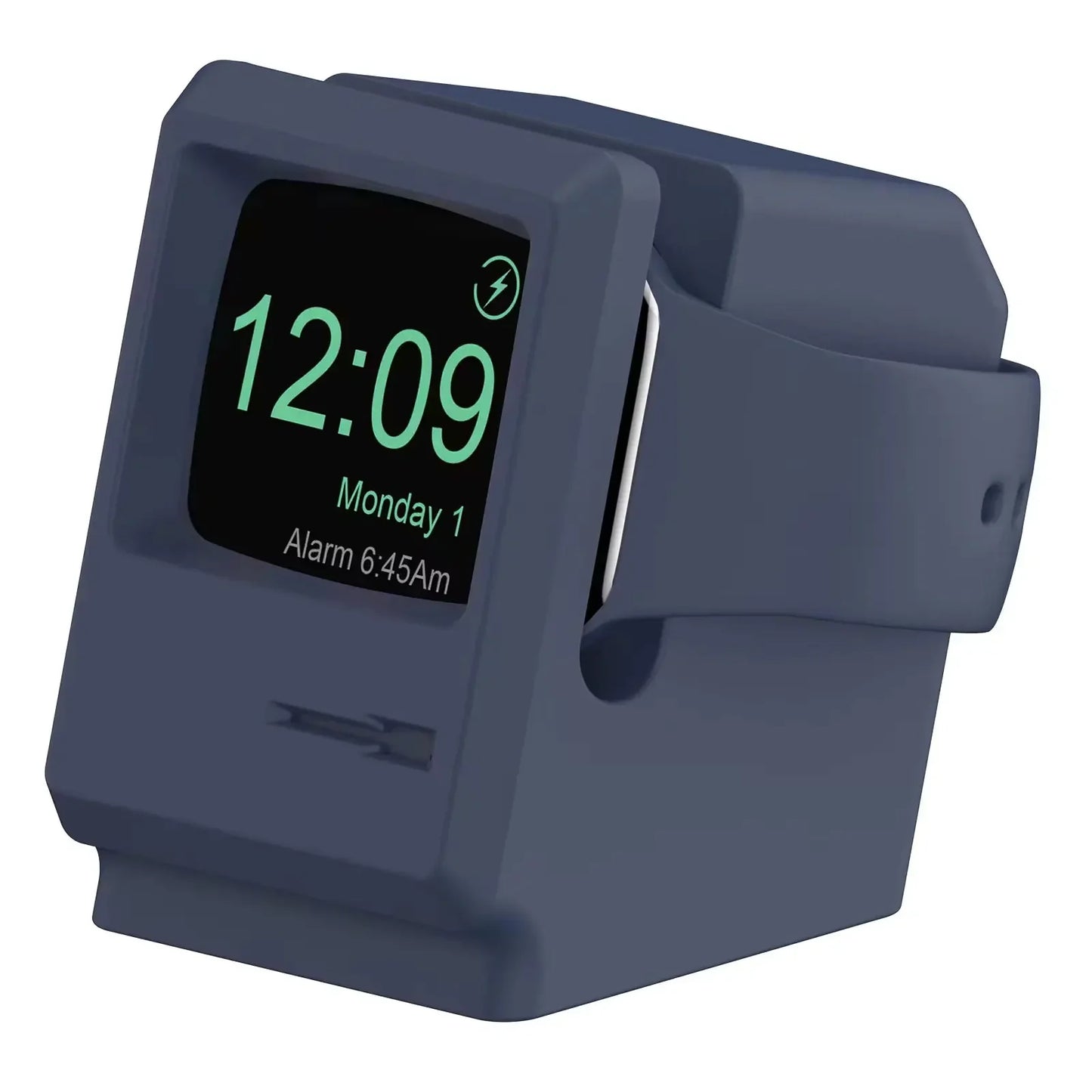 Apple Watch Charger Stand – Silicone Dock for All Series - Retro Computer