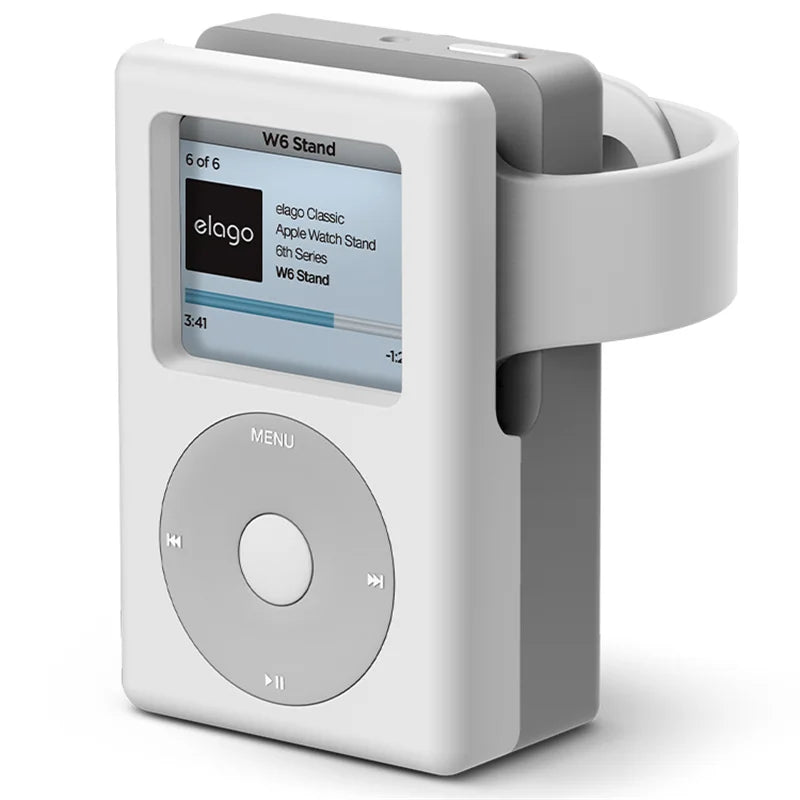 Apple Watch Charger Stand – Silicone Dock for All Series - MP3