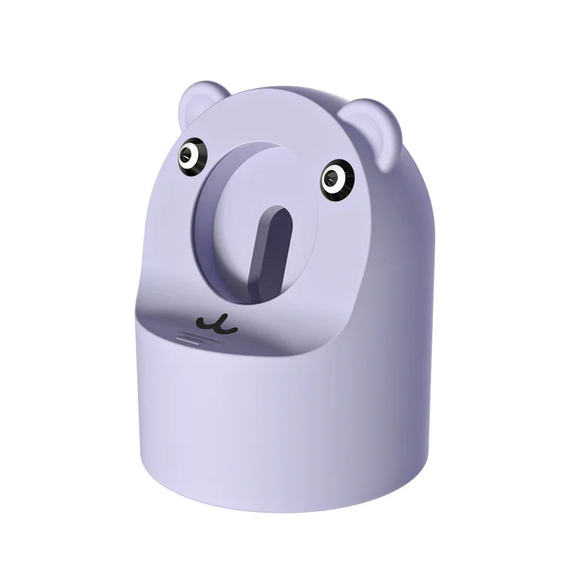 Apple Watch Charger Stand – Silicone Dock for All Series - Cute Bear