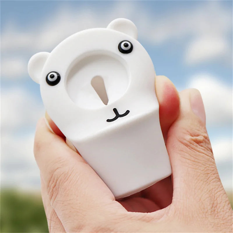 Apple Watch Charger Stand – Silicone Dock for All Series - Cute Bear