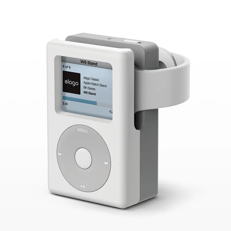 Apple Watch Charger Stand – Silicone Dock for All Series - MP3