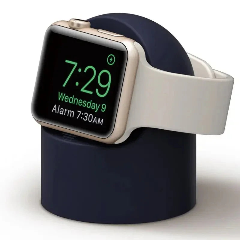 Apple Watch Charger Stand – Silicone Dock for All Series 1