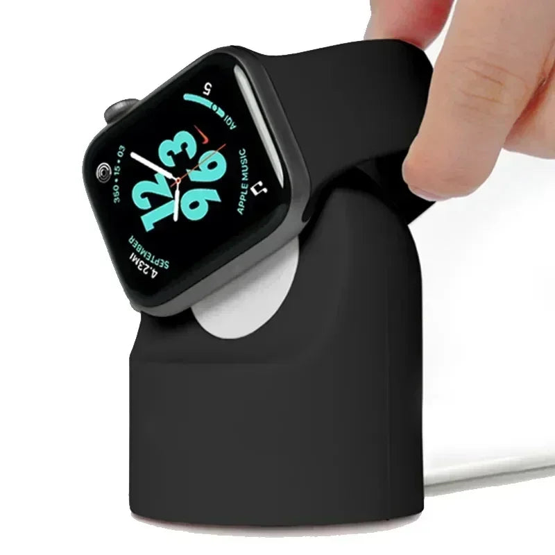 Apple Watch Charger Stand – Silicone Dock for All Series 1