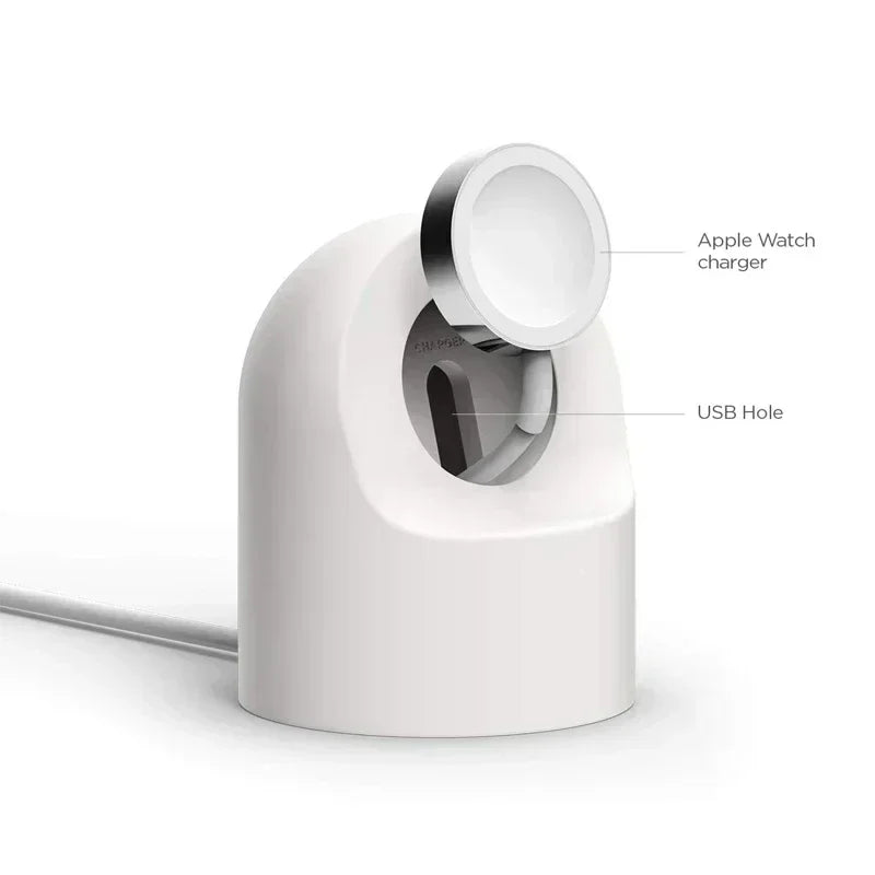 Apple Watch Charger Stand – Silicone Dock for All Series 1