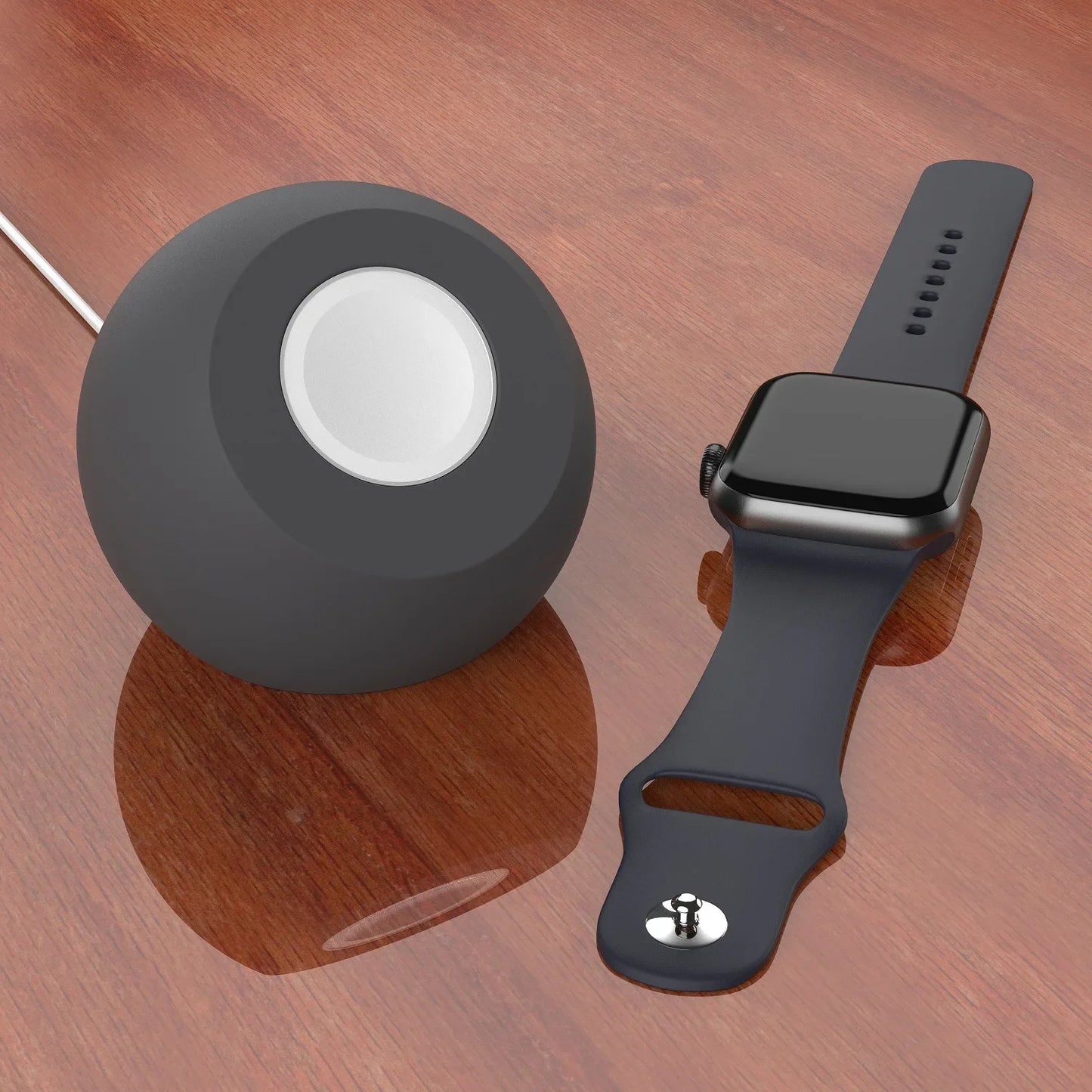 Apple Watch Charger Stand – Silicone Dock for All Series 4