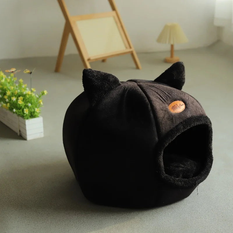 PetNest Cozy Cave Bed Tent – Winter Comfort for Cats & Dogs