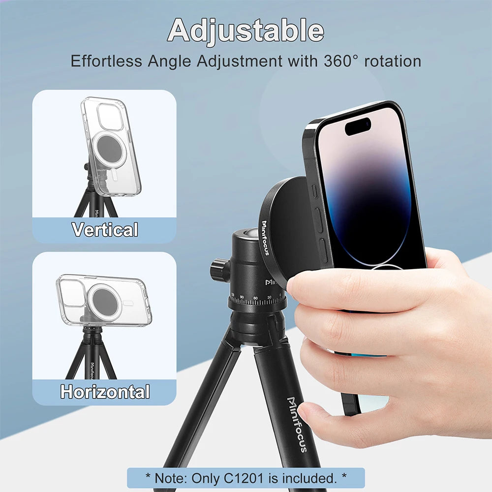 MINIFOCUS Magnetic Phone Holder – Magsafe Tripod Mount Adapter with Arri Holes