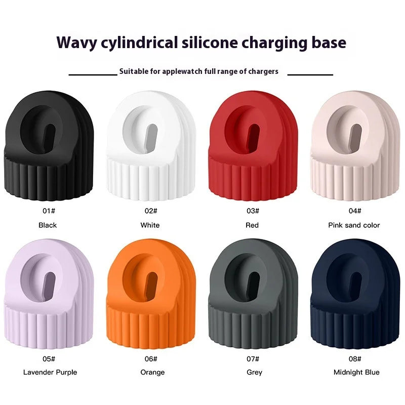 Apple Watch Charger Stand – Silicone Dock for All Series 3