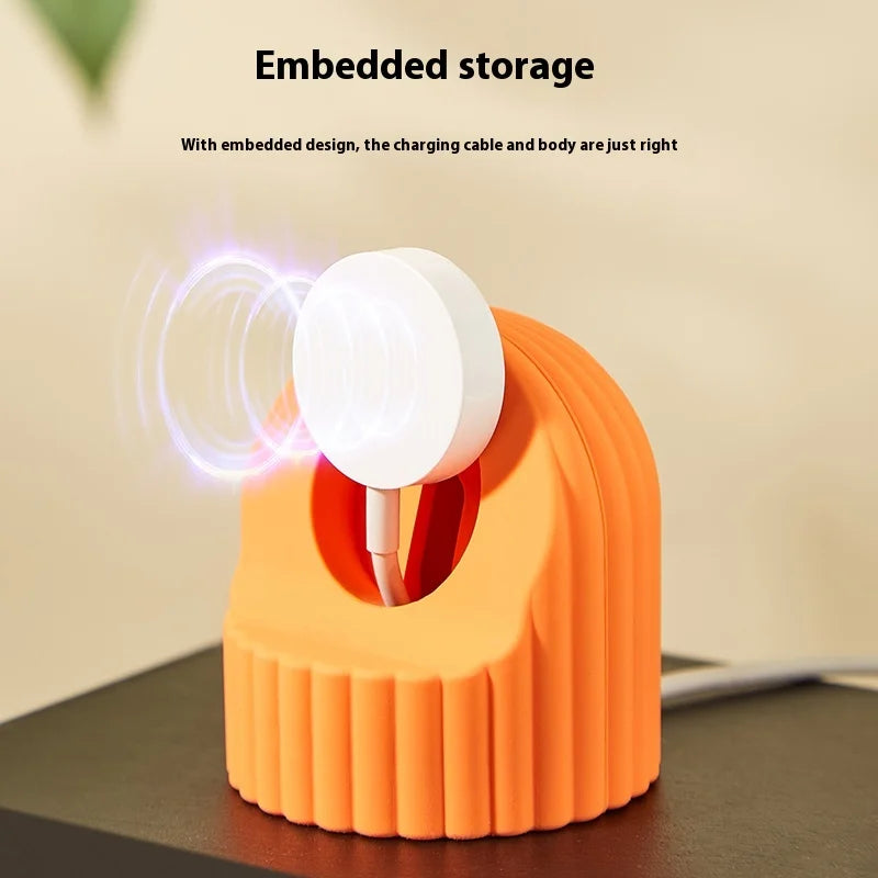 Apple Watch Charger Stand – Silicone Dock for All Series 3