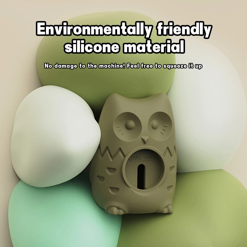 Apple Watch Charger Stand – Silicone Dock for All Series - Owl