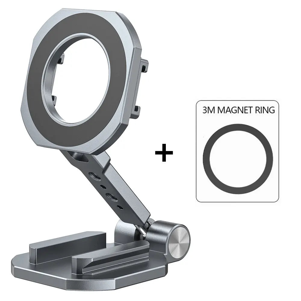 CAMOLO 2025 Dual Magnetic Phone Holder – Magsafe Tripod Mount with Cold Shoe