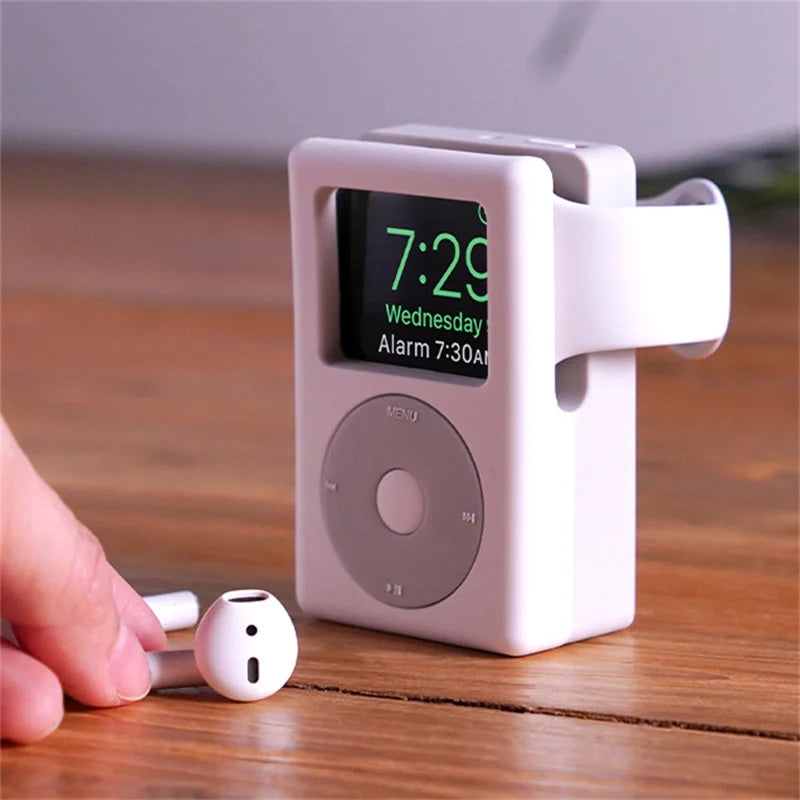 Apple Watch Charger Stand – Silicone Dock for All Series - MP3