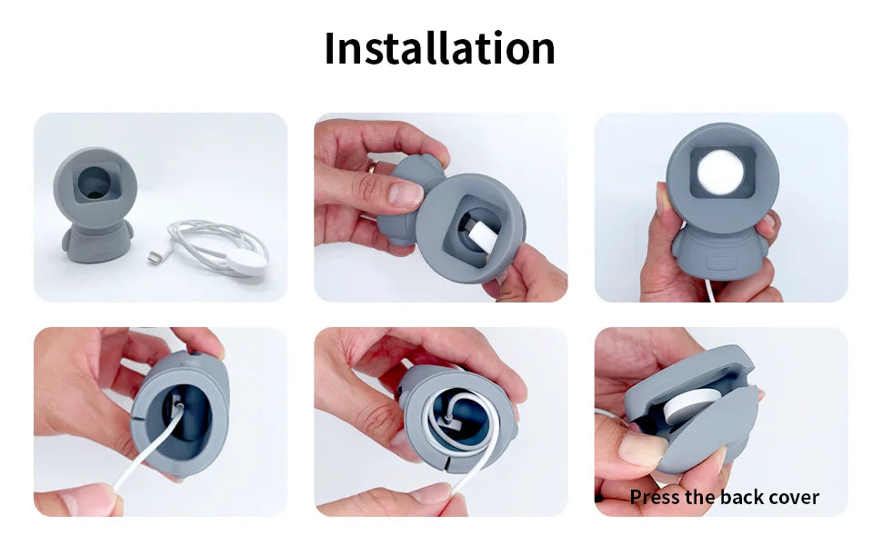 Apple Watch Charger Stand – Silicone Dock for All Series 5