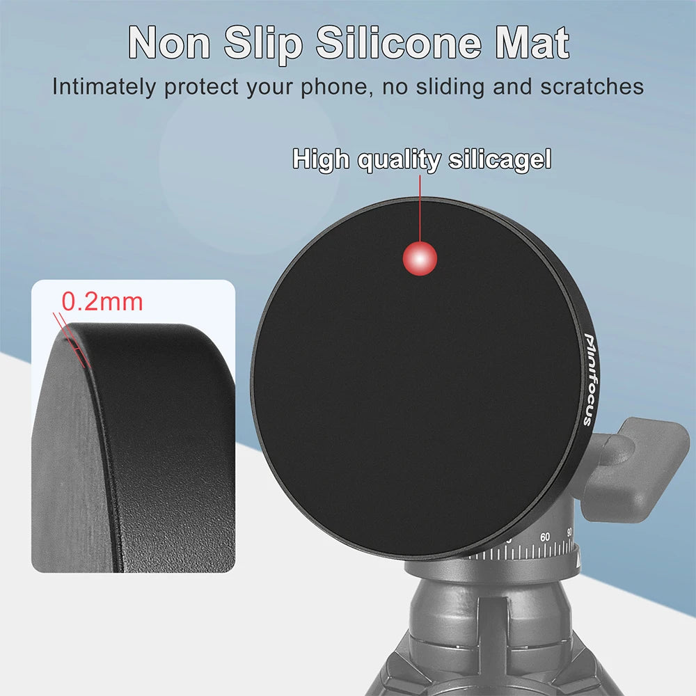 MINIFOCUS Magnetic Phone Holder – Magsafe Tripod Mount Adapter with Arri Holes