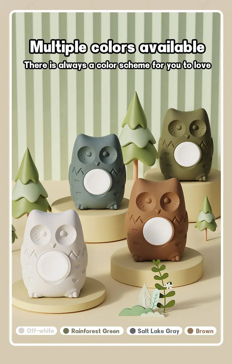 Apple Watch Charger Stand – Silicone Dock for All Series - Owl