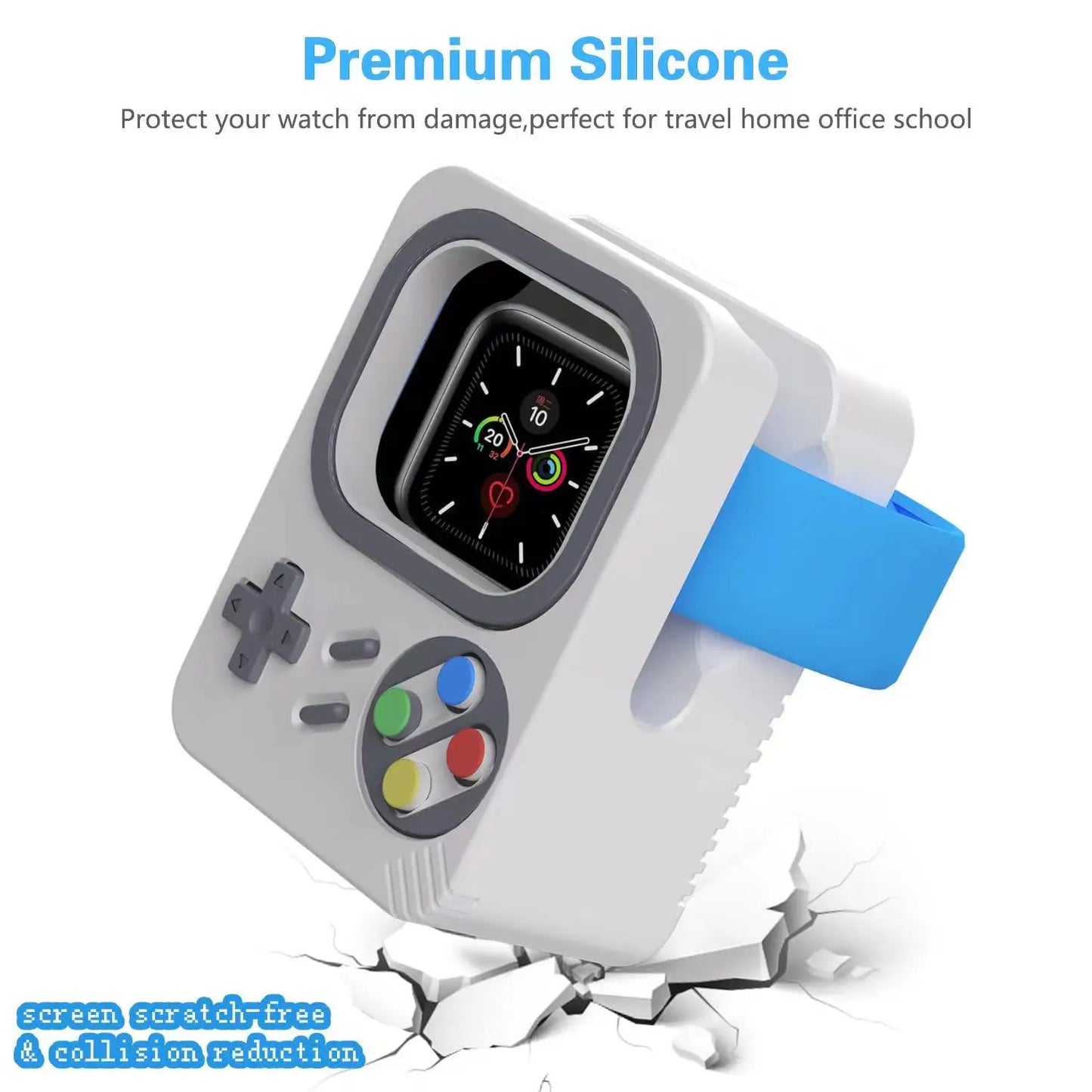 Apple Watch Charger Stand – Silicone Dock for All Series - Game Pad