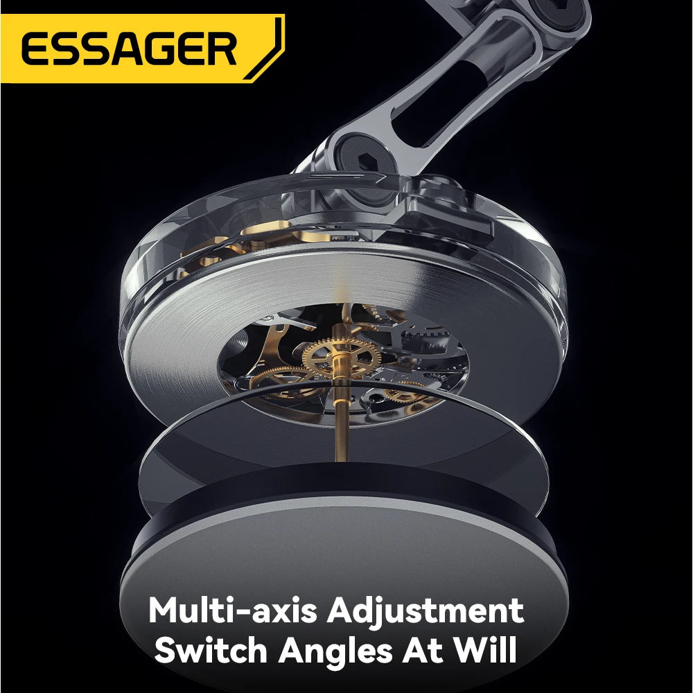 ESSAGER Magnetic Car Charger – 15W Fast Magsafe Mount for iPhone