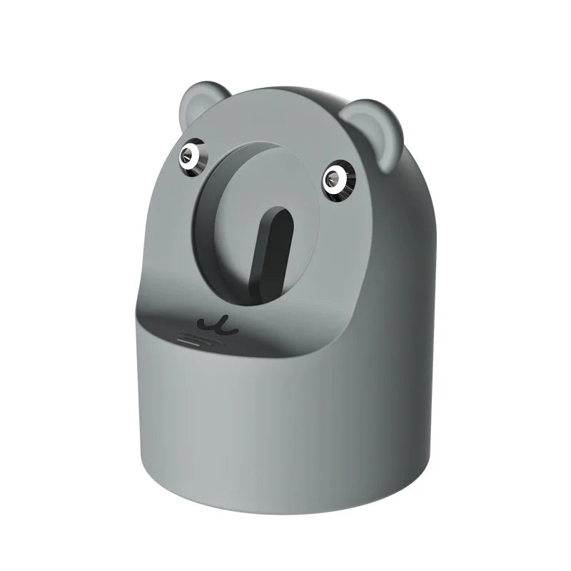 Apple Watch Charger Stand – Silicone Dock for All Series - Cute Bear