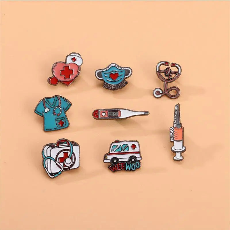 Medical Items Collection Pins