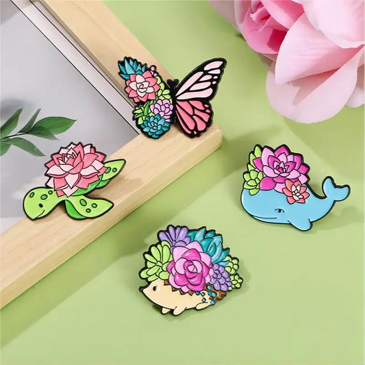 Cute Succulent Plant Pins