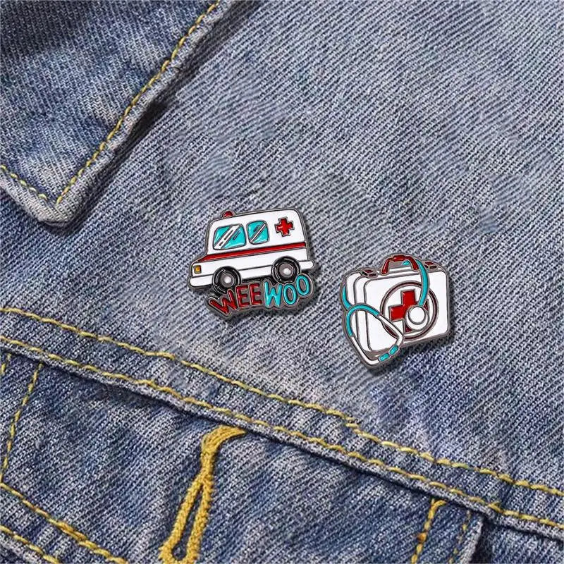 Medical Items Collection Pins