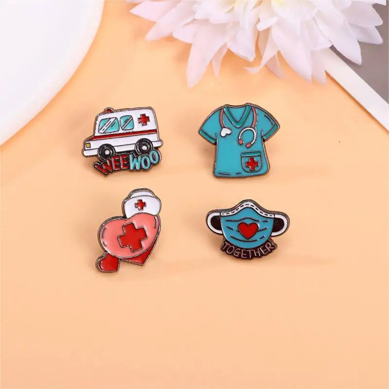 Medical Items Collection Pins