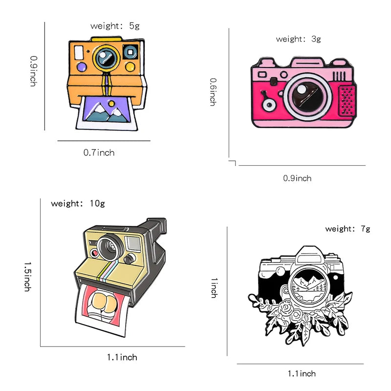 Exquisite Color Camera Pins