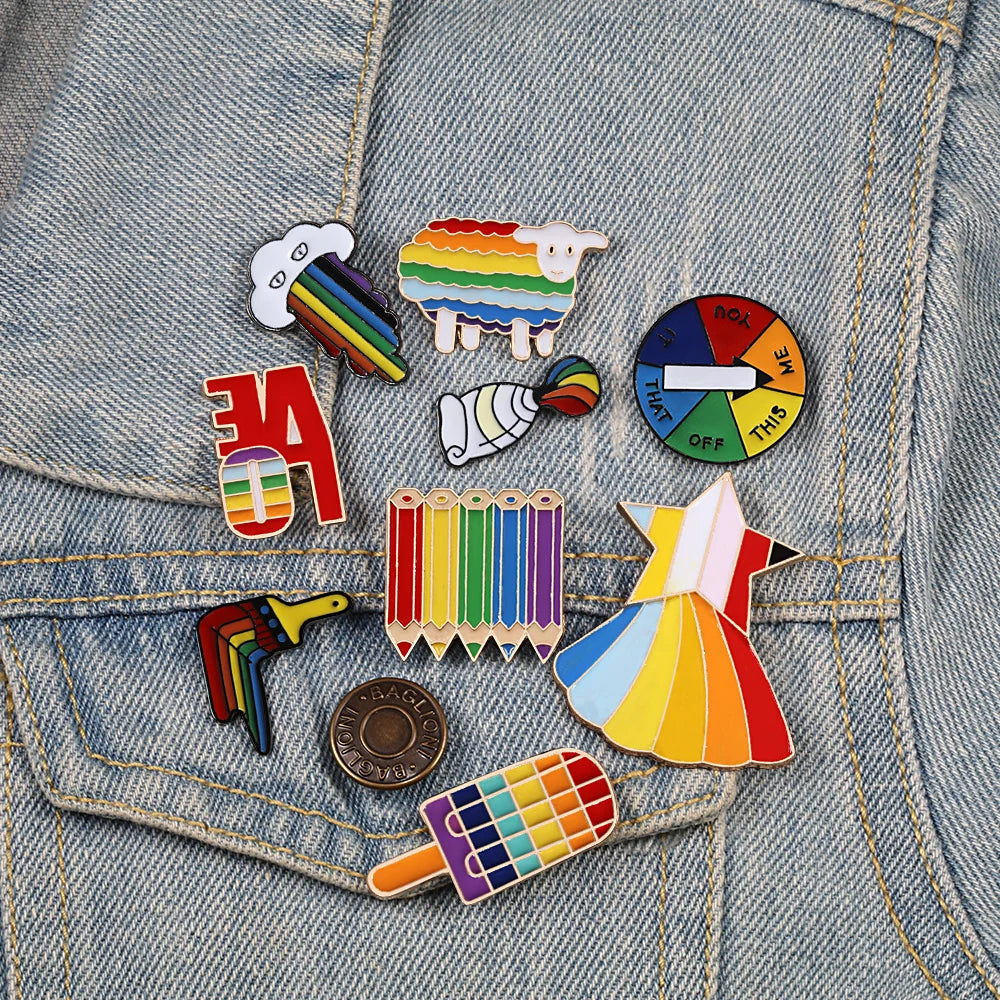 Rainbow Pins