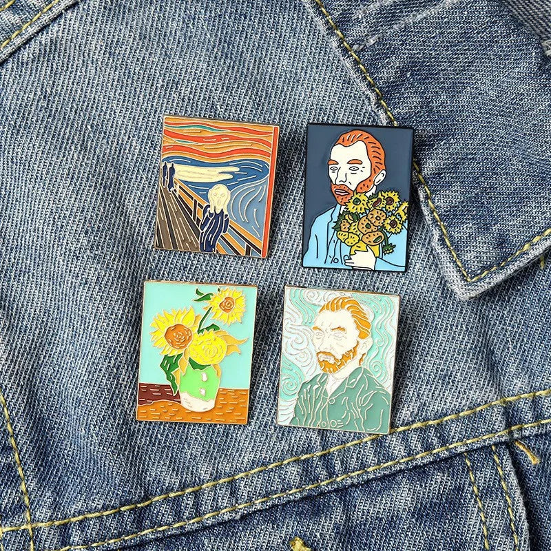 Van Gogh Oil Paintings Pins