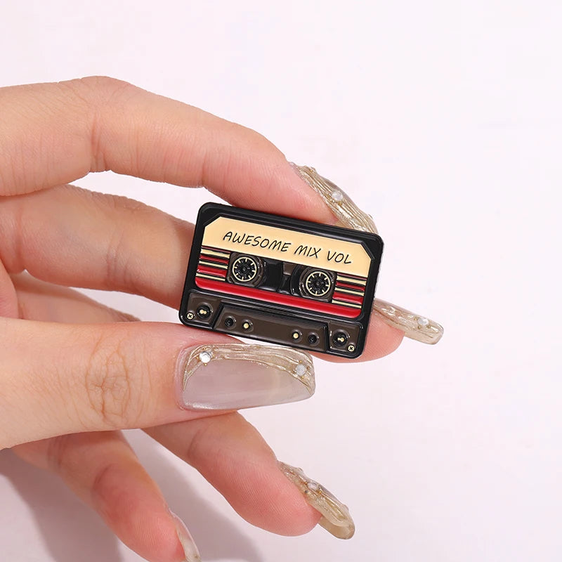 Retro Tape Radio Pins