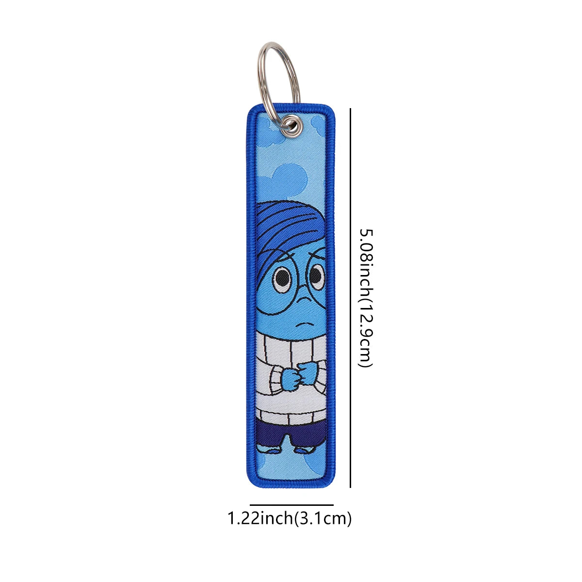 Cartoon Embroidery Key Fobs