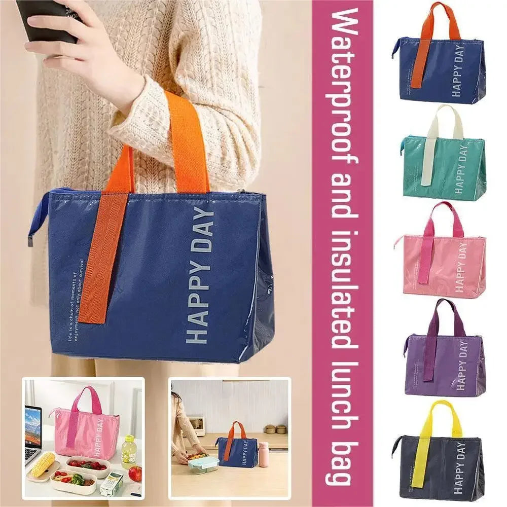 Colorful Insulated Lunch Box Bag