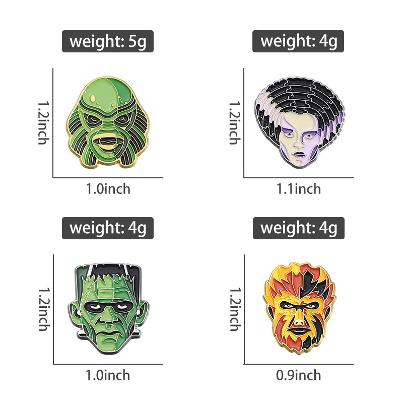 Films Monsters Theme Pins