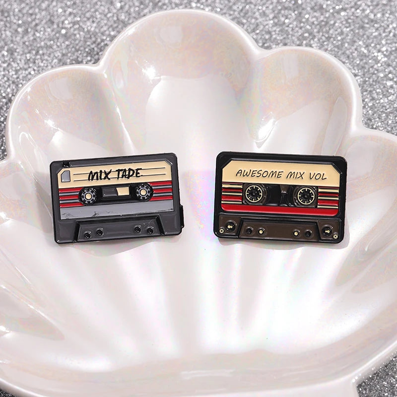 Retro Tape Radio Pins