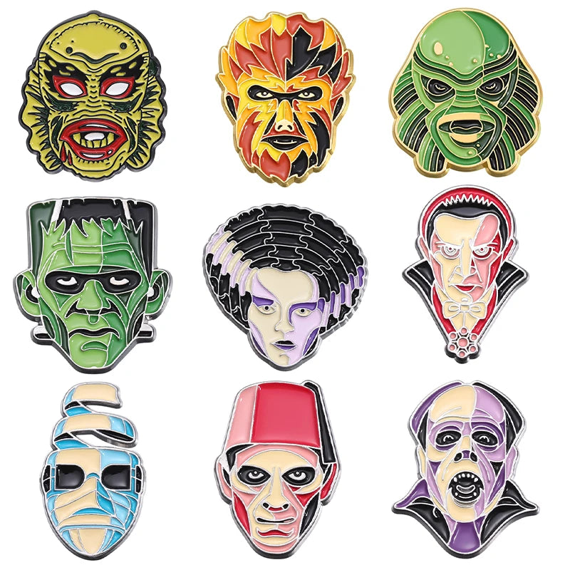 Films Monsters Theme Pins