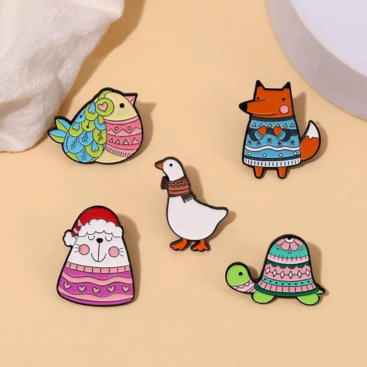 Animal Sweater Pins