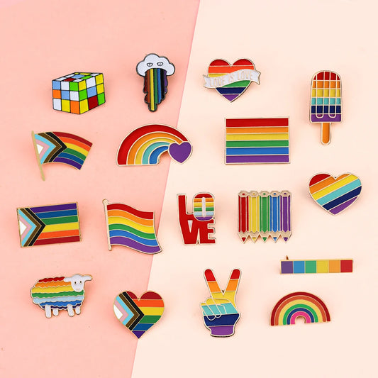 Rainbow Pins