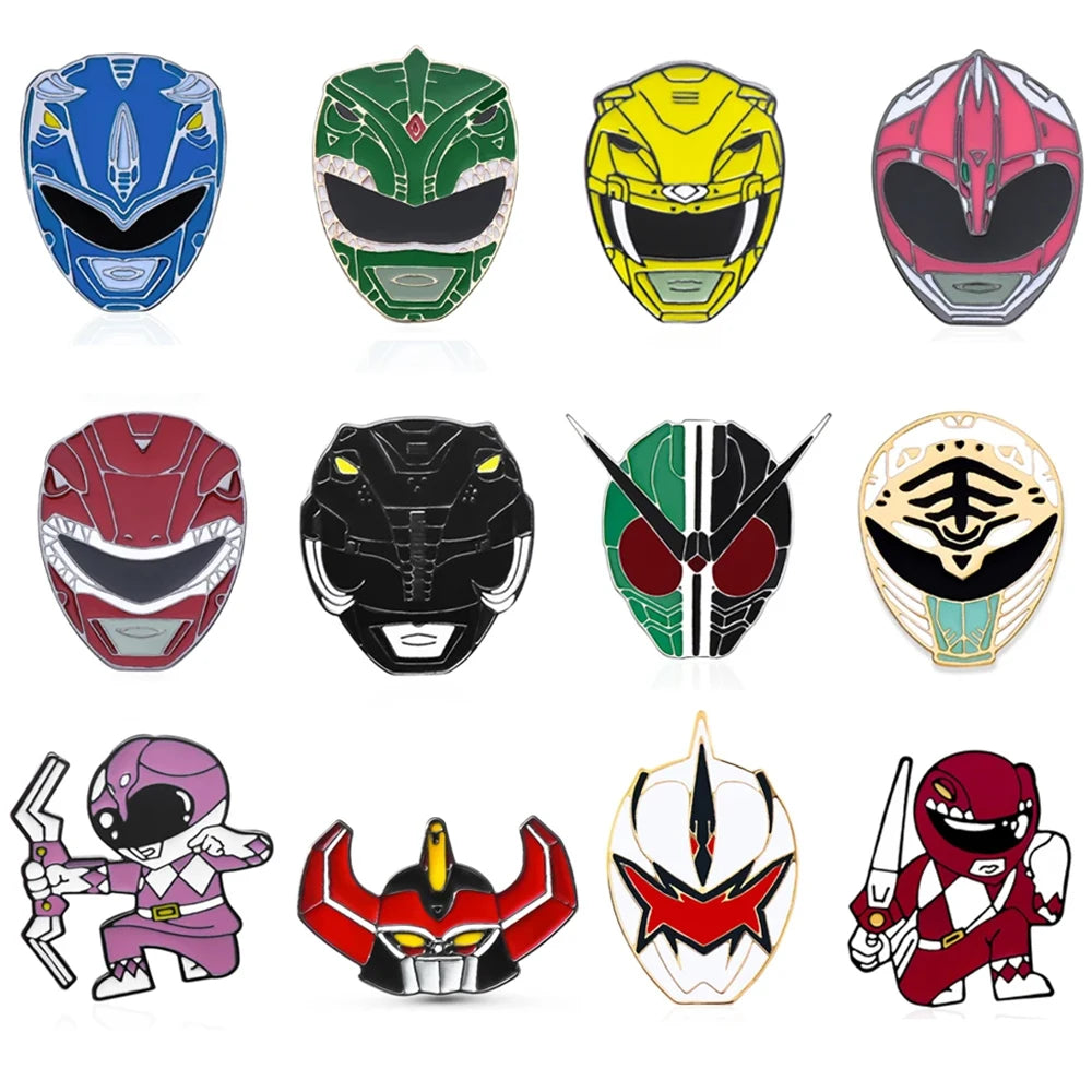 Power Dinosaur Rangers Pins