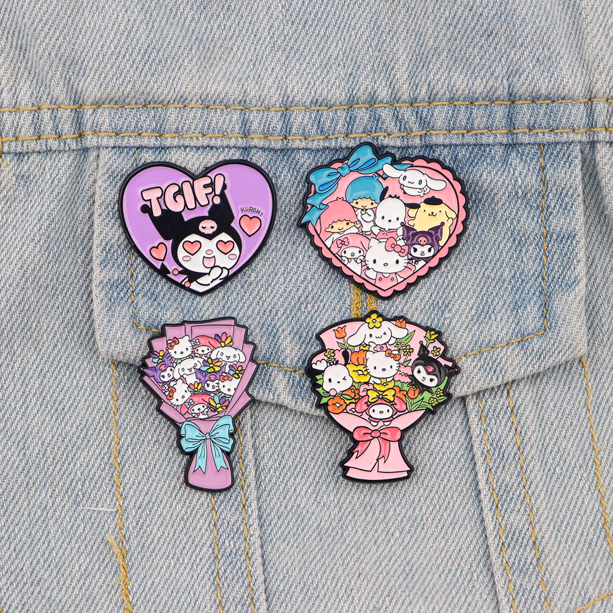 Kawaii Anime Cute Dog Pins