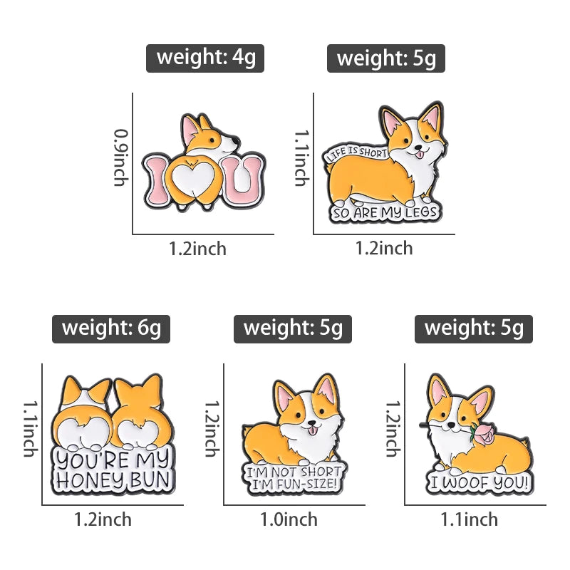 Set Animal Series Pins