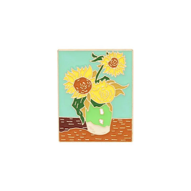 Van Gogh Oil Paintings Pins