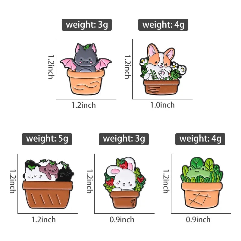 Cute Animal Series Pins